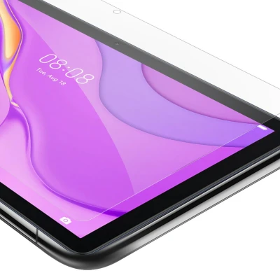 Afbeelding van Cadorabo Screenprotector geschikt voor Huawei MatePad T 10 (9.7 inch) / 10s (10.1 in KRISTALHELDER Gehard (Tempered) display Film beschermglas 9H hardheid met 3D Touch
