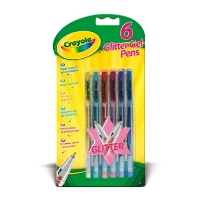 Afbeelding van Crayola Glitter Gelpennen, 6st.