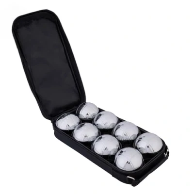 Image de Sacoche de transport avec jeu 8 boules pétanque
