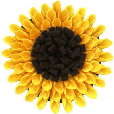 Afbeelding van Adori Sunflower Speelmat Speelgoed Ø30x30 cm Geel Bruin