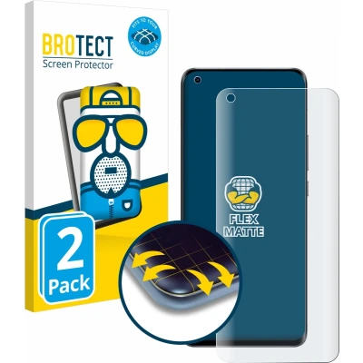 Afbeelding van BROTECT Screenprotector voor Xiaomi Mi 11 Ultra Folie Beschermfolie matte volledig dekking (2 Stuks)