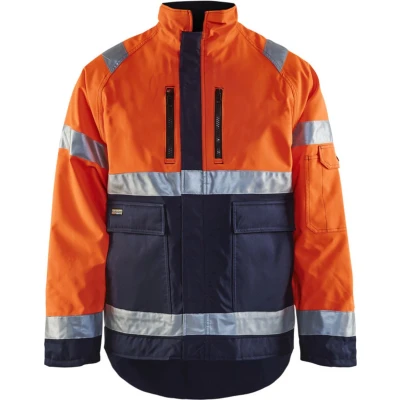 Afbeelding van Blåkläder 4827 1977 Winterjas High Vis Oranje/Marineblauw maat XXS