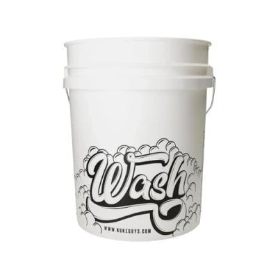 Afbeelding van Nuke Guys Grit Guard Emmer Wit Wash + Logo 20 Liter