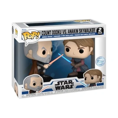 Afbeelding van Funko Pop! 2 Pack: Star Wars: The Clone Wars Anakin Skywalker &amp; Count Dooku