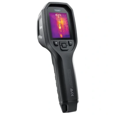 Image de FLIR TG267 caméra thermique avec laser Bullseye : infrarouge de qualité commerciale pour l&#039;inspection des bâtiments, le CVC et l&#039;électricité