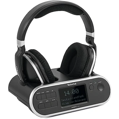 Afbeelding van TechniSat Stereoman 2 DAB+ 2.4Ghz draadloze hoofdtelefoon zwart