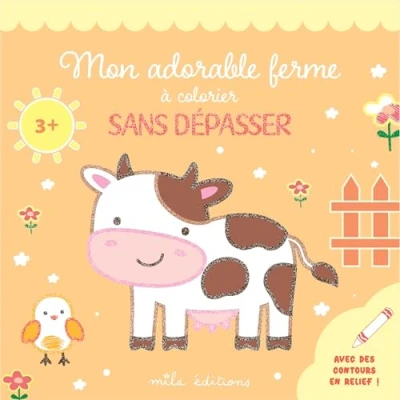 Afbeelding van MON ADORABLE FERME A COLORIER SANS DEPASSER AVEC DES CONTOU