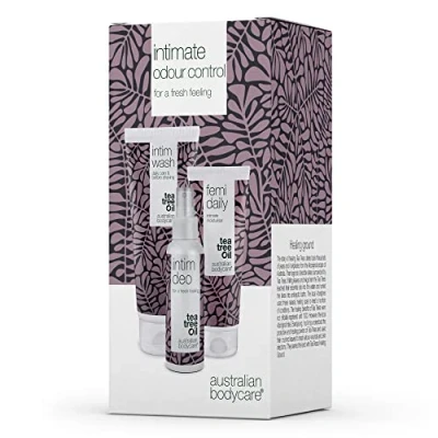 Afbeelding van Australian Bodycare Pakket tegen Ongewenste Intieme Geur 3 Verzorgingsproducten voor dagelijkse bescherming Jeuk, Irritatie en Vaginale Afscheiding