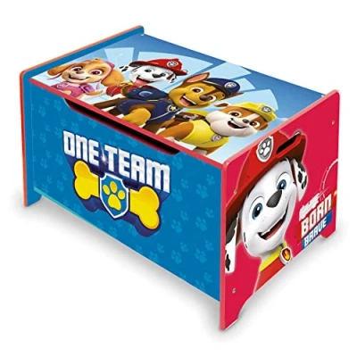 Afbeelding van Paw Patrol houten speelgoedkist One Team