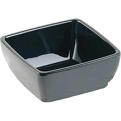 Afbeelding van APS Pure vierkante melamine kom zwart 19x19cm