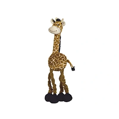 Afbeelding van Nobby Pluche giraffe elastiek (Pluche speelgoed), Hondenspeelgoed