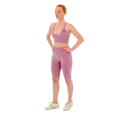 Afbeelding van Xtreme Sportswear Dames Sportset Korte Sportlegging + Sport BH Roze S