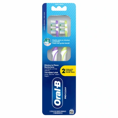 Afbeelding van Oral B Tandenborstel Pro Clean 2 stuks