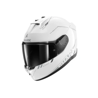 Afbeelding van Shark Skwal i3 Blank Sp White Silver Anthracite WSA XS Maat Helm