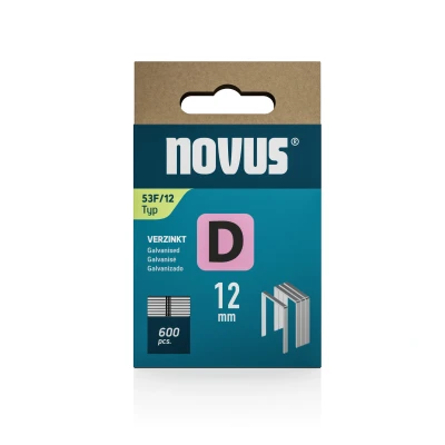 Afbeelding van Novus Niet met platte draad D 53F/12mm (600 stuks)