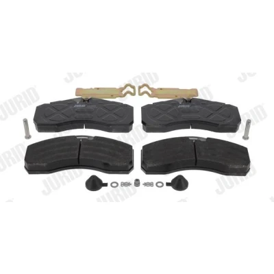 Afbeelding van JURID 2925305390 Remblokkenset Geschikt voor slijtage waarschuwingscontact DAF: XF, XF 105, LF 45, MERCEDES BENZ: ATEGO 3, ATEGO, UNIMOG