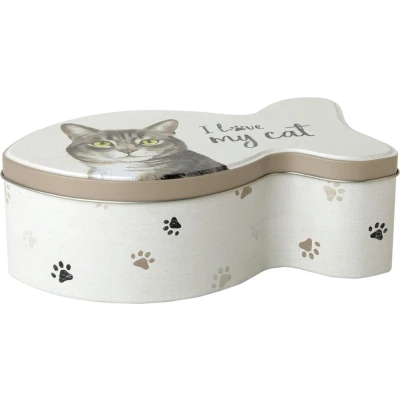 Afbeelding van Ihr 10476 Opbergdoos Farm Cat Cream