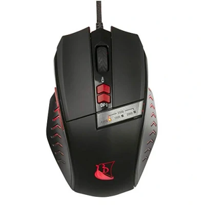 Afbeelding van Konix Drakkar Runemaster Evo Muis optisch 7 knoppen met bekabeling USB