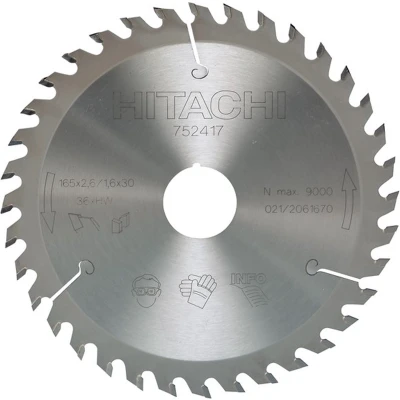 Afbeelding van Hitachi Cirkelzaagblad voor hout 185x30mm 18t752431