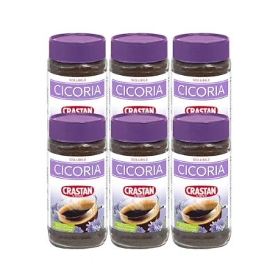 Afbeelding van Oplosbare cichorei crastan 6 potten van 100 g