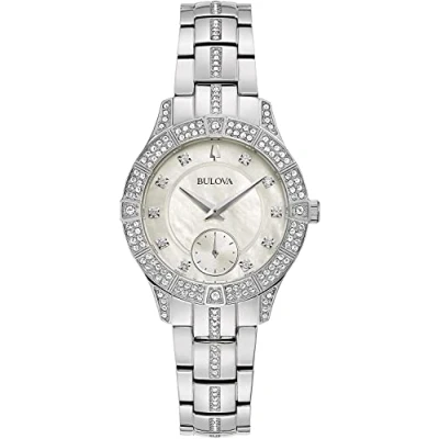 Afbeelding van Bulova Phantom Crystal 96L291 Horloge Staal Zilverkleurig Ø 30 mm