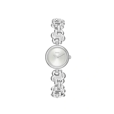 Afbeelding van BOSS Double Dressy Horloge silvercoloured, Dames, Maat: One Size, Silver coloured