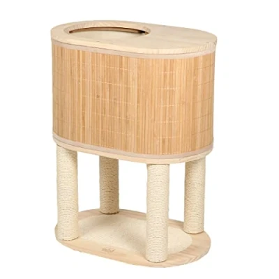 Afbeelding van Ebi Krabpaal Kat Bamboe Tori 75 59x39x76cm Beige 1st