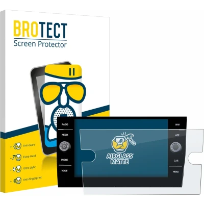 Afbeelding van BROTECT Screenprotector voor Volkswagen Taigo Discover Media 8 2023 Folie Beschermfolie Beschermglas matte