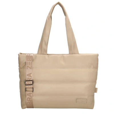 Afbeelding van Zebra Trends Evie Shopper / Laptoptas 15,6 inch Lichttaupe