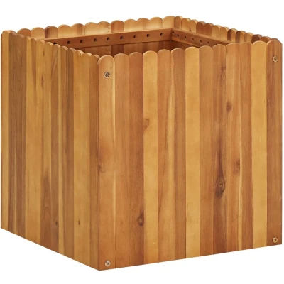 Afbeelding van Plantenbak verhoogd 50x50x50 cm massief acaciahout