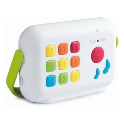 Afbeelding van Smoby Kidcorder Audiorecorder 45min opname 9 tracks van 5 minuten zonder scherm en golf voor kinderen vanaf 12 maanden 180800