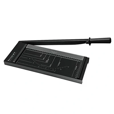 Afbeelding van Vantage Guillotine Papiersnijder (DIN A4, voor kraftpapier, coupons, etiket en karton), snijcapaciteit tot 10 vellen/DIN A4