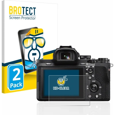 Afbeelding van BROTECT Screenprotector voor Sony Alpha 7 II (ILCE 7M2) Folie Beschermfolie transparant (2 Stuks)