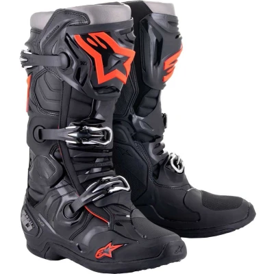 Afbeelding van Alpinestars Tech 10 Black Red Fluo US 13 Maat