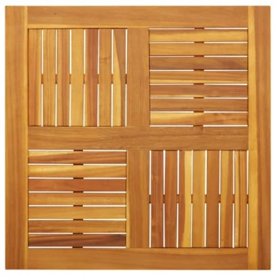 Afbeelding van vidaXL Tafelblad vierkant 80x80x2,2 cm massief acaciahout