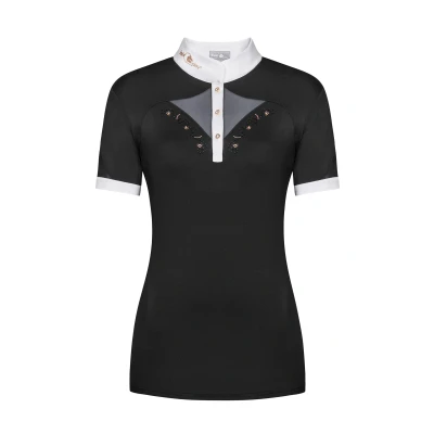 Image de Fair Play T shirt de Concours Cathrine Rosegold Courte Manche Noir/Blanc EU 38