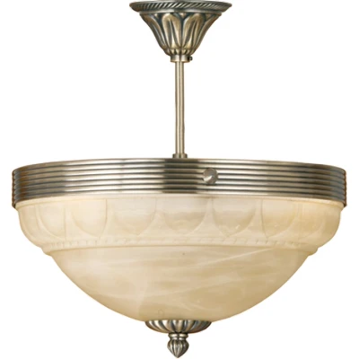 Afbeelding van EGLO Marbella Plafondlamp 3 Lichts Ø370mm. Brons, Champagne