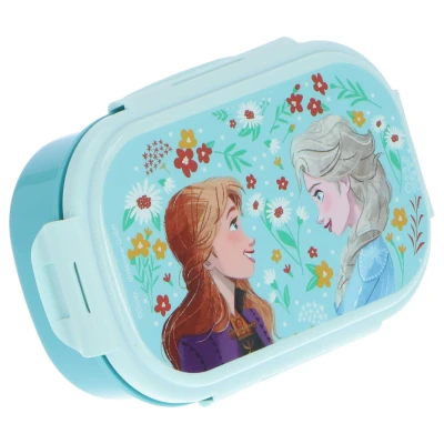 Afbeelding van Frozen Disney Lunchbox met bestek Connected By Love 8435507872393