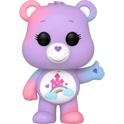 Afbeelding van Funko Pop! Animation: Care Bears 40th Anniversary a Lot Bear (kans op speciale Flocked Translucent Glitter editie)