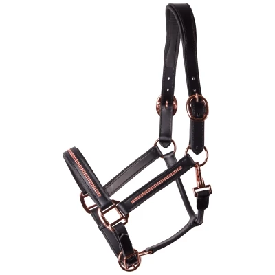 Image de Harry&#039;s Horse Leather Halter Metallic