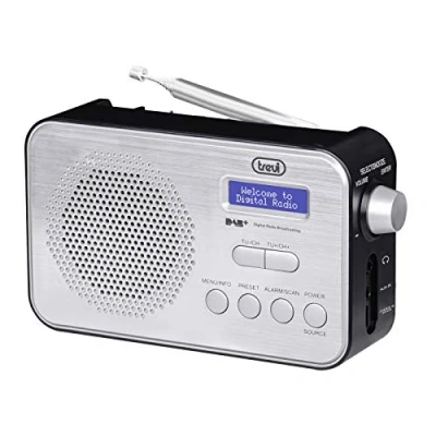 Afbeelding van Trevi Draagbare radio DAB/DAB+, 7F92, Blauw/wit