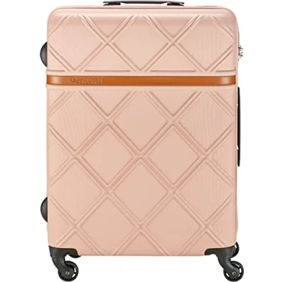 Afbeelding van Princess Traveller Fluitje, Roze, Harde schaal trolley met zwenkwielen