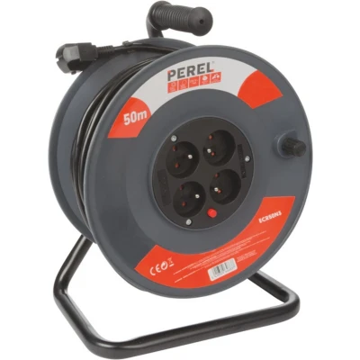 Afbeelding van Penaarde kabelhaspel Perel 50 meter (4 voudig, IP20, 3 x 1.5 mm²)