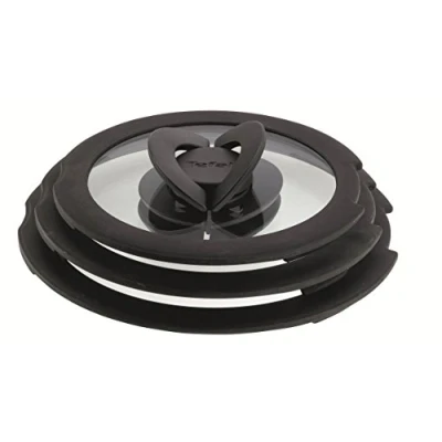 Image de Tefal L99310 Ingenio Lot de 3 couvercles cuisson en verre Ø 16/18/20 cm