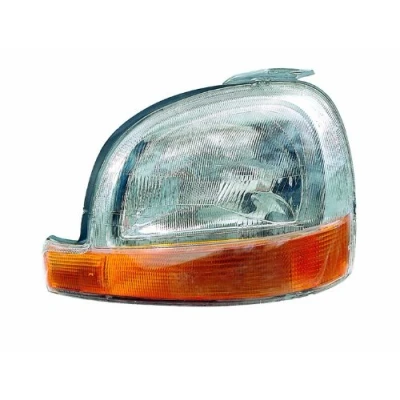 Afbeelding van PRASCO RN9164823 Koplampen rechts H4 Geel Oranje Met knipperlamp voor rechtsrijdend verkeer Zonder afregelmotor LWR RENAULT: Kangoo I Express