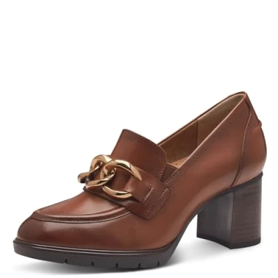 Afbeelding van Tamaris comfort dames loopwagen 8 84403 41 Pennydames mocassin, Cognac.