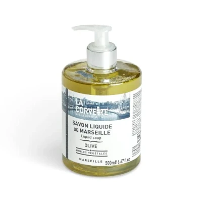 Afbeelding van La Corvette Vloeibare zeep Marseille Olive 500 ml