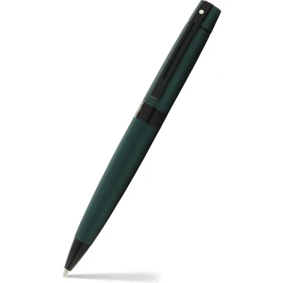 Afbeelding van Sheaffer balpen 300 E9346 matte green lacquer polished SF E2934651
