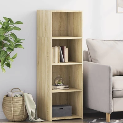 Afbeelding van Hoge kast 40x41x124 cm bewerkt hout sonoma eikenkleurig