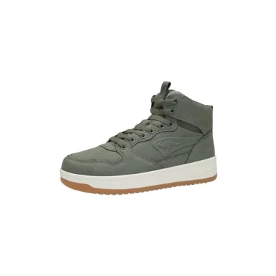 Afbeelding van KangaROOS K Top Power Mid unisex sneaker schoenen warme voering 30142 groen